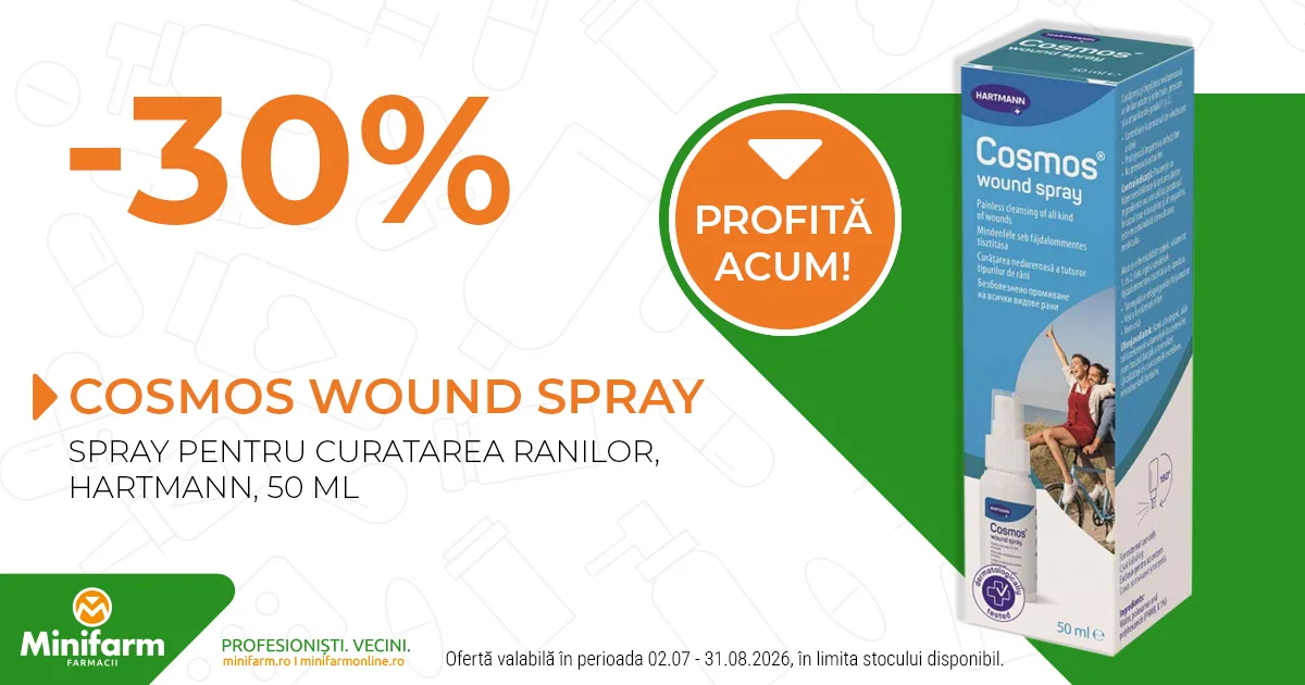 Hartmann - Spray pentru curatarea ranilor Cosmos Wound - 30% reducere