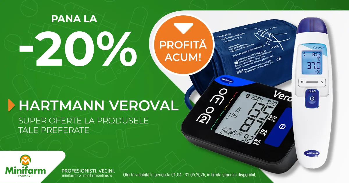 Hartmann Veroval - Pana la 20% discount
