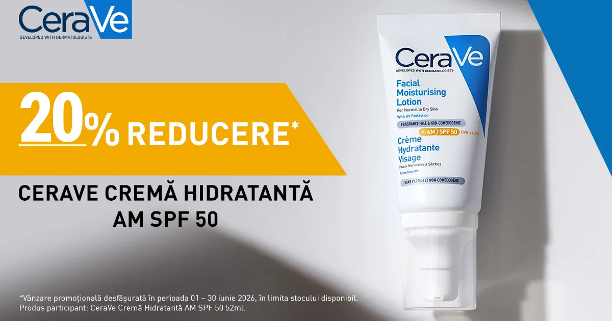L'oreal - Cerave - Produsul lunii - 20% reeducere