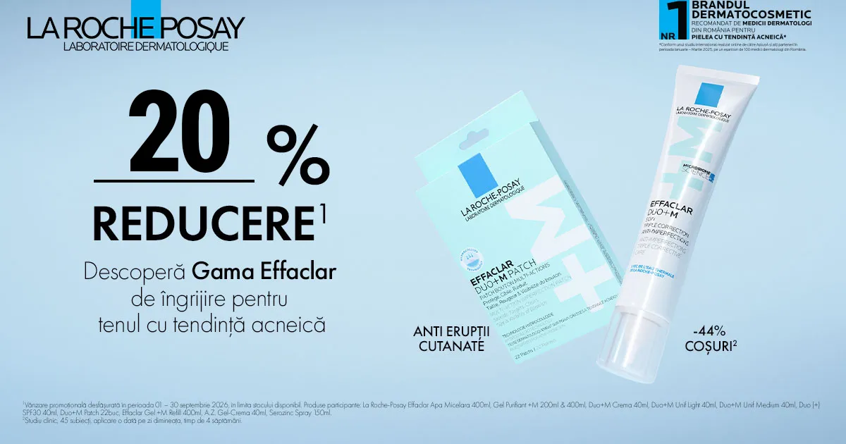 L'oreal - La Rochey Posay Effaclar - 20% reducere