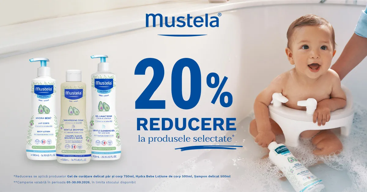 Mustela - 20% reducere