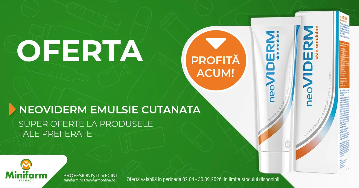 Neoviderm Emulsie Cutanata, 100 ML - Oferta