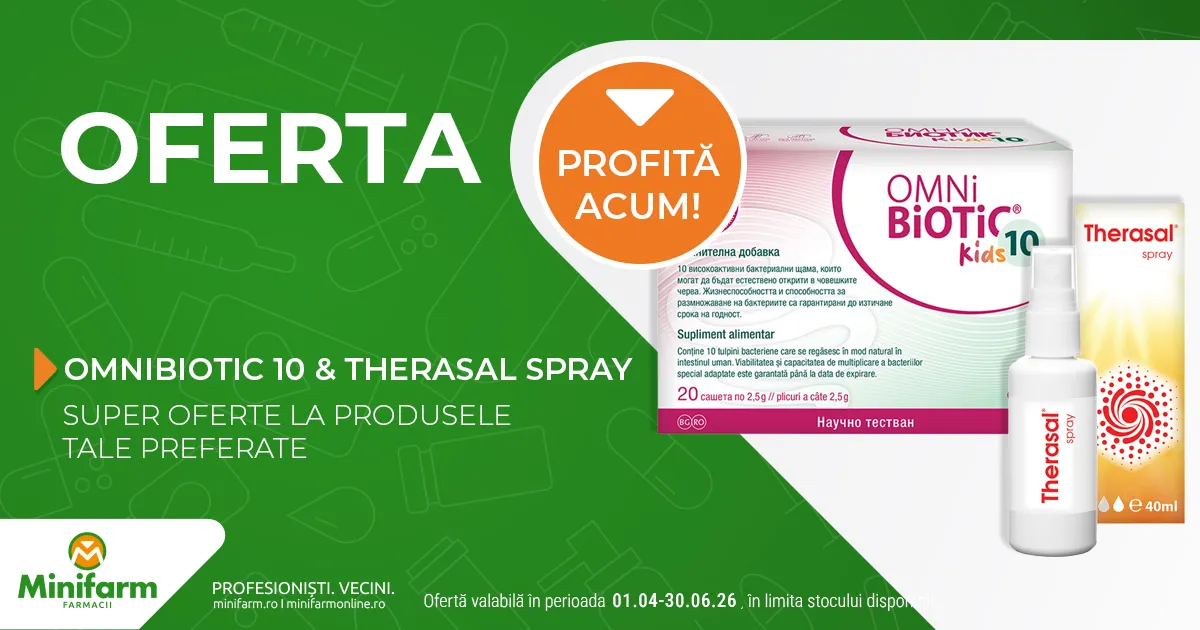 Omnibiotic 10 & Therasal Spray - Oferta