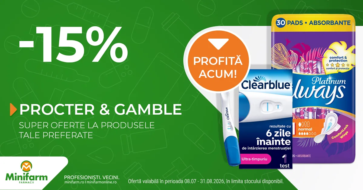 Procter & Gamble - 15% reducere