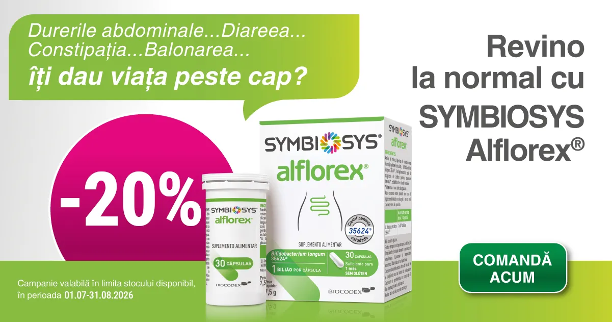Symbiosys Alflorex, 30 capsule - 20% reducere