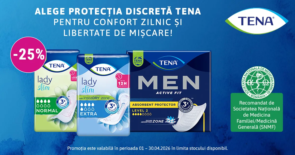 Tena - Lady & Men - 25% discount