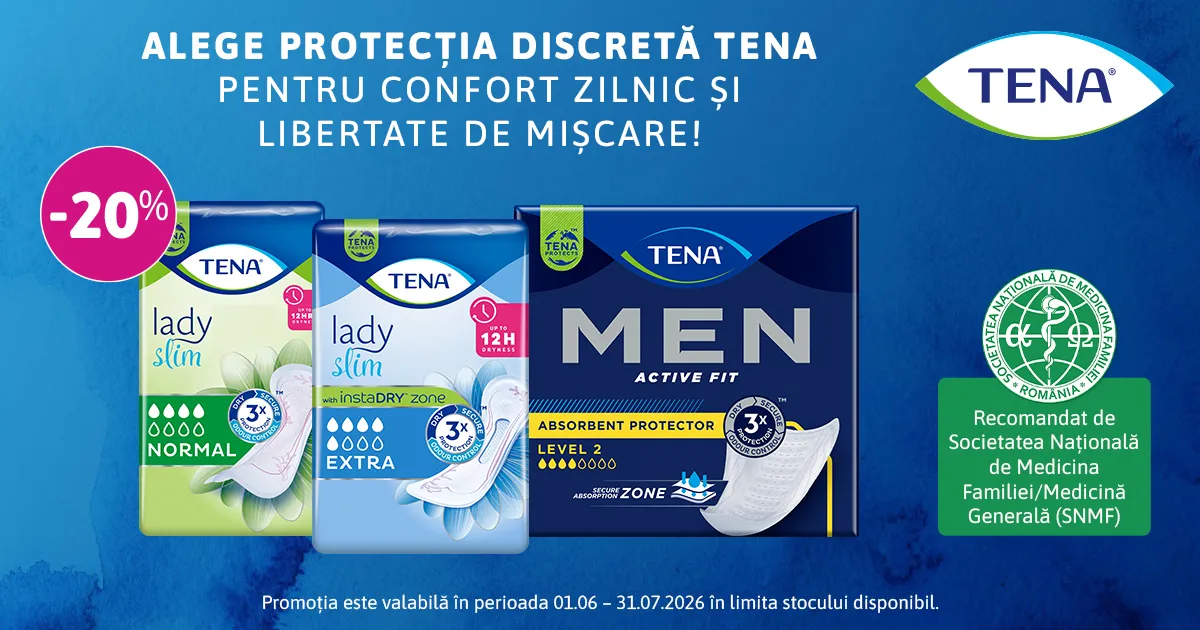 TENA - Protectie discreta - 20% reducere