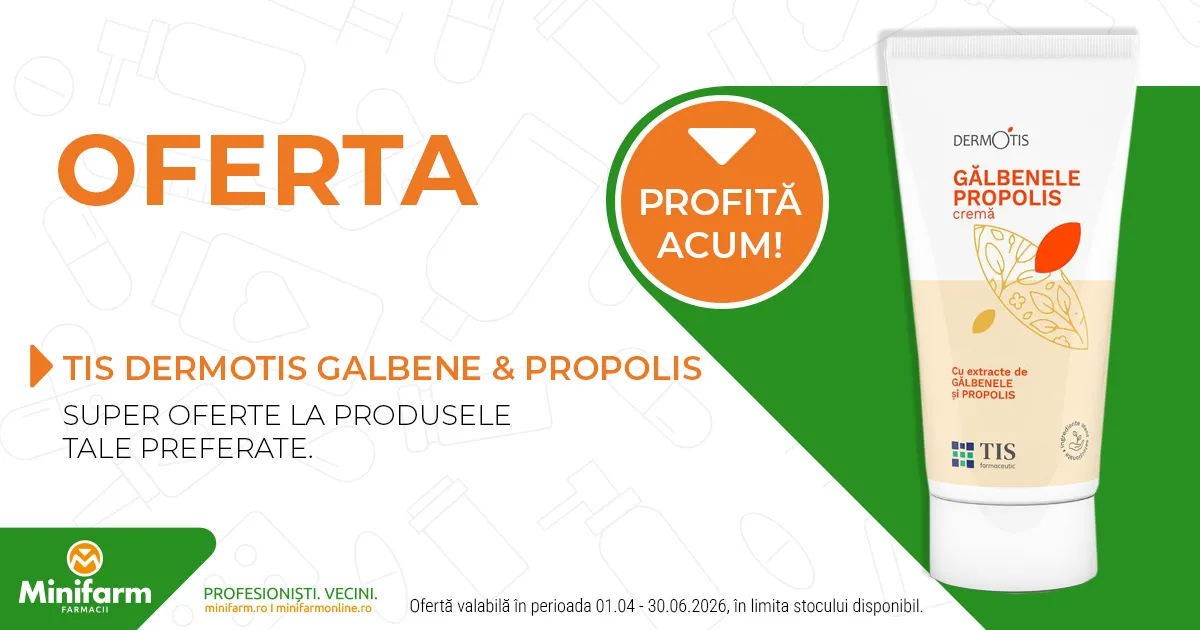 Tis Dermotis - Crema cu galbenele si propolis - Oferta