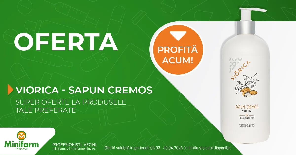 Viorica - Sapun Cremos cu Ulei de Migdale Dulci, 500ml - Oferta